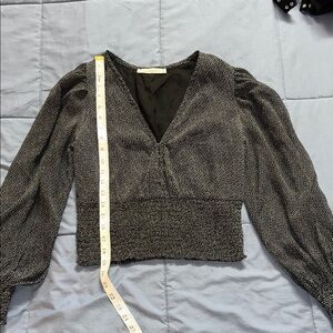 Abercrombie & Fitch Black and White Blouse